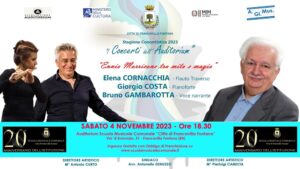 Francavilla Fontana, domenica 4 novembre 2023 l’evento ‘Ennio Morricone tra mito e magia’ per la stagione ‘I concerti dell’Auditorium’