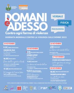 Francavilla Fontana, al via la rassegna ‘Domani è adesso’ contro ogni forma di violenza
