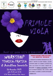 Ostuni, domenica 26 novembre 2023 workshop teorico-pratico sulla difesa personale femminile presso il primo ‘Punto Viola’
