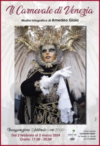 Brindisi, mostra fotografica ‘Il Carnevale di Venezia’