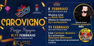 Carovigno, tutto pronto per il ‘Carnevale a Carovigno 2024’ con ospite Cristiano Malgioglio