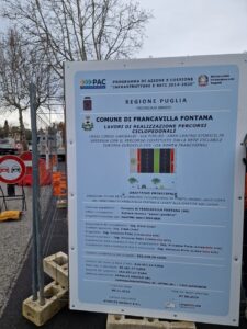 Francavilla Fontana, partito il cantiere dei percorsi ciclopedonali
