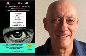 Latiano, lunedì 15 gennaio alla Taberna Libraria arriva Stefano Nazzi per presentare il suo libro ‘Il volto del Male’
