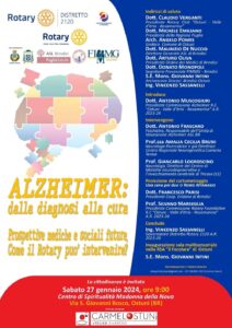 Ostuni, sabato 27 gennaio il Rotary donerà la stanza multisensoriale Snoelezen per malati di Alzheimer a una rsa al termine del convegno ‘Alzheimer: dalla diagnosi alla cura’