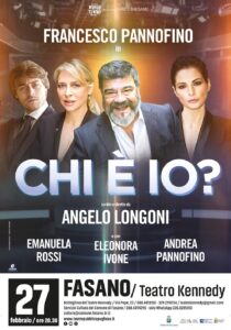 Fasano, 27 febbraio lo spettacolo ‘Chi è io?’ Francesco Pannofino
