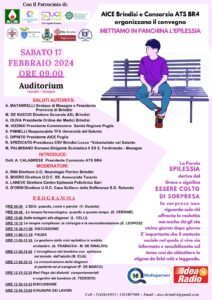 ‘Conoscere per educare’, 17 febbraio incontro epilessia a Mesagne
