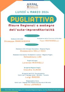 PugliAttiva, Misure Regionali a sostegno dell’auto-imprenditorialità