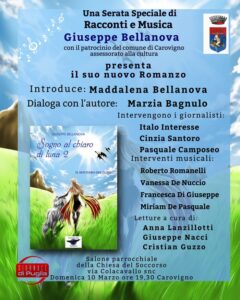 Carovigno, 10 marzo pres libro ‘Sogno al Chiaro di Luna 2’