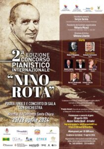 Brindisi, dal 25 al 28 aprile il concorso pianistico ‘Nino Rota’