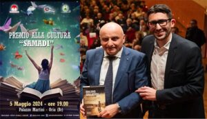 Oria, domenica 5 maggio il Premio alla Cultura ‘Samadi’
