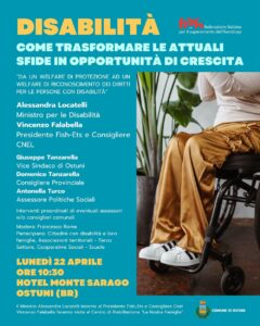 Ostuni, lunedì 22 aprile incontro col ministro Alessandra Locatelli