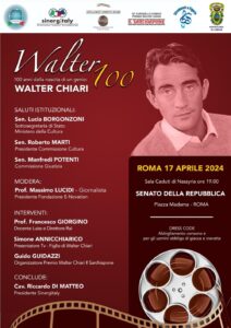 Roma, 17 aprile evento dedicato a Walter Chiari al Senato