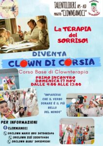 Ostuni, al via il secondo corso di Clownterapia